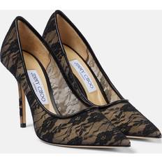 Jimmy Choo Love lace pumps black