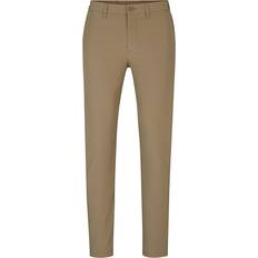 Hugo Boss Men Pants Hugo Boss Men's Easy-Iron Slim-Fit Chinos Beige Beige