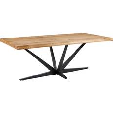 Linea Natura Oak&Black Esstisch 75x200cm