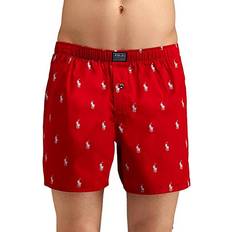 Polo Ralph Lauren Red Clothing Polo Ralph Lauren Men's Underwear, Allover Woven Boxers Red Red