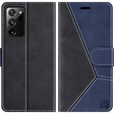 Caislean Wallet Case for Samsung Galaxy Note 20 Ultra 5G, PU Leather Folio Flip Cover, [RFID Blocking] Card Holder Kickstand Cash Pocket Folding Case Fit for Galaxy Note 20 Ultra 5G 6.9" Navy Blue