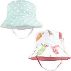 Girls UV Hats Children's Clothing Hudson Baby Unisex Baby Sun Protection Hat, Ice Cream Dot, 12-24 Months