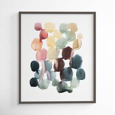 Joss & Main Desert Stones II by Grace Popp Grey Framed Paper Framed Art 31x37"