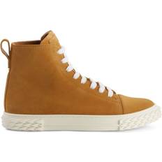 Giuseppe Zanotti Ecoblabber high-top sneakers men Rubber/Eco Leather/Fabric Brown