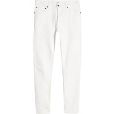 Ami Paris White Jeans Ami Paris high-rise straight-leg jeans men Cotton White