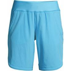 Lands' End Plus 5 Quick Dry Elastic Waist Board Shorts Swim Cover