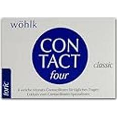Torische Linsen Kontaktlinsen Contact Four toric Monatslinsen weich, 1 Stück/BC 8.8 mm/DIA 14.4