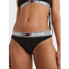 Tommy Hilfiger Women Panties Tommy Hilfiger Women's Signature Logo Thong Black