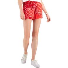 Tommy Hilfiger Red Pants & Shorts Tommy Hilfiger Bandana Womens Woven Paisley Dress Shorts