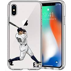 Epic Cases iPhone6/6S iPhone 7/iPhone 8 Case Ultra Slim Crystal Clear Baseball Series Soft Transparent TPU Case Cover Apple Aaron All Rise Judge iPhone 6/7/8
