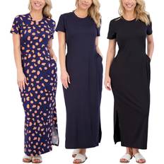 Clothing Pack: Womens Long Full Short Sleeve Dress Slit Summer Dresses t Shirt Women Spring Maxi Midi Wedding Outfits Casual Vestidos para Mujer Sundress Dresses Cute Flowy Beach Fashion Trendy Set 9