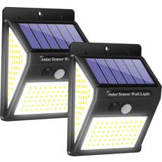 Solar Cell Wall Lamps Anufuup Solar Lights with 3 Optional Modes Wall Light 2