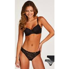 Hunkemöller Klær Hunkemöller 2-pack Angie Knickers Black