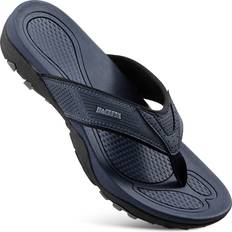 HAOLIRA Flip Flops for Men Summer Athletic Outdoor Tong Sandals with Arch Support Beach SlippersNA-2 Dark blue 7