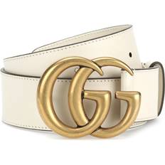 Gucci Women Accessories Gucci GG leather belt white
