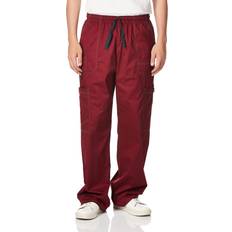 Dickies Men's GenFlex Utility Drawstring Cargo Scrubs Pant - Wine