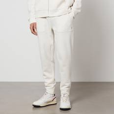 Polo Ralph Lauren Hvite Bukser Polo Ralph Lauren Cotton-Jersey Sweatpants Cream