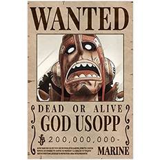 One Piece Usopp Wanted Anime Poster