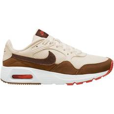 Nike Beige - Dame Joggesko Nike Air Max SC SE W - Pale Ivory/Summit White/Ale Brown/Picante Red