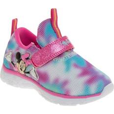 Disney Minnie Mouse Toddler Girls Light Up Sneakers Fuchsia/Multi