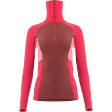Dame - Røde Pikéskjorter Aclima Women's WarmWool Polo, Jester Red/Spiced Apple/Spiced Coral