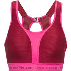 Dame - Røde BH-er Shock Absorber Ultimate Run Padded Bra Rosa/Rød Dame