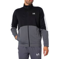 Under Armour Jackets Under Armour Mens Tricot Fashion Jacket Mens Grey/Black