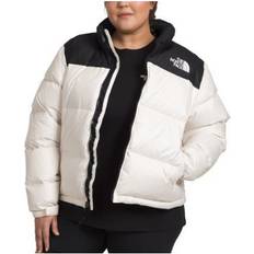 Clothing The North Face Women’s Plus 1996 Retro Nuptse Water-Repellent Size: 2X Gardenia White