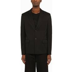 Herre - Ull Dressjakker Off-White Jacket Men colour Black Black