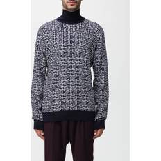 Lin Gensere Balmain Black Wool Turtleneck Sweater