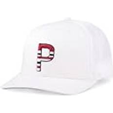 Skiing Caps Puma NEW Sundown Trucker White/Ski Patrol/Navy Snapback Golf Hat/Cap