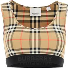 Yellow Underwear Burberry Dalby Check Sport Top