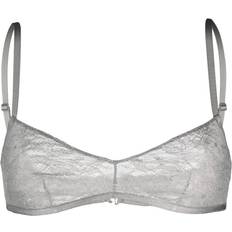 Tory Burch Bras Tory Burch floral-lace sweetheart-neck bra women Elastane/Polyamide/Polyester Grey