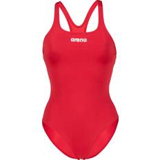 S - Weiß Badeanzüge Arena Solid Swim Pro Team Einteiliger Badeanzug für Damen, Schnelltrocknende, Sportliche Bademode aus MaxLife Eco-Gewebe mit Maximaler Chlorbeständigkeit und UV-Schutz