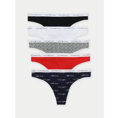 Tommy Hilfiger Women Panties Tommy Hilfiger Women's Logo Mix Thong 5-Pack Multi