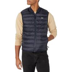 Lacoste Men Outerwear Lacoste Men's Water-Repellent Puffer Vest Blue