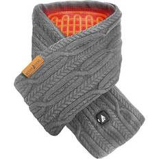 Cotton Scarfs ActionHeat 7V Battery Heated Cable Knit Wrap Scarf