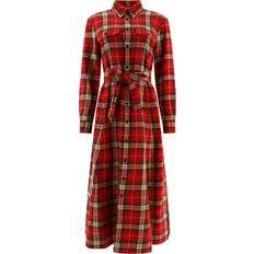 Polo Ralph Lauren Red Dresses Polo Ralph Lauren Tartan Chemisier Dress