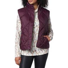 Fuinloth Women's Quilted Vest, Stand Collar Lightweight Zip Padded Gilet  Black XS : : Clothing, Shoes & Accessories