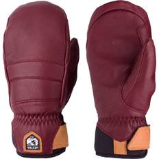 Red - Women Gloves Hestra Sport Fall Line Mitt Women's Bordeaux