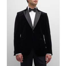 Velvet Jackets BOSS Men's Velvet Peak-Lapel Dinner Jacket 40R