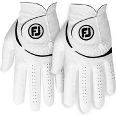 Golf Gloves FootJoy WeatherSof 2023 Golf Glove 2-Pack, White/Black, LH