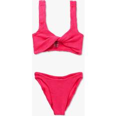 Red - Women Bikini Sets Hunza G Juno Seersucker Bikini