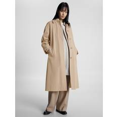 Tommy Hilfiger Women Coats Tommy Hilfiger Women's Peached Cotton Mac Coat Beige XS-S Classic Beige