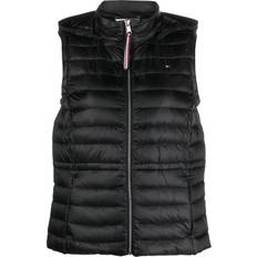 Tommy Hilfiger Women Vests Tommy Hilfiger zip-up padded gilet women Polyamide/Polyester/Down/Feather Black