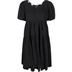 Acler Devonshire puff-sleeve dress - Black