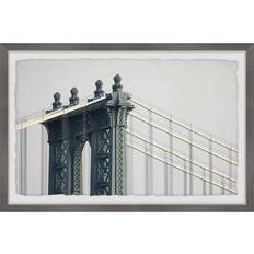 Marmont Hill The Bridge Grey Framed Art 24x16"