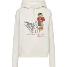 Polo Ralph Lauren White Sweaters Polo Ralph Lauren Polo Bear Fleece Hoodie - White