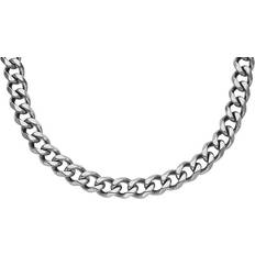 Ketten Halsketten Fossil Bold Chain Necklace - Silver