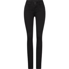 Damen - L - W36 Jeans Street One York Jeans black rinsed